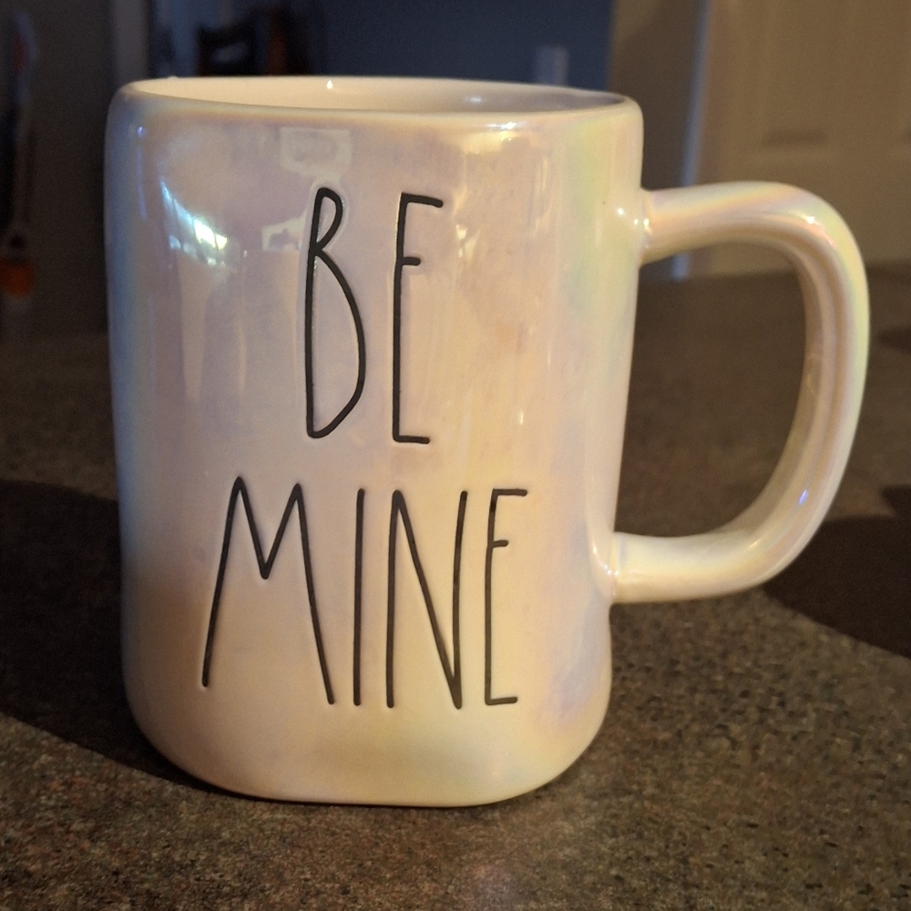 Rae Dunn Iridescent 'Be Mine' Mug